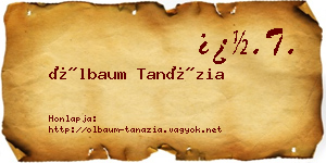 Ölbaum Tanázia névjegykártya